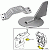 Tecnoseal Anode Kit with Hardware - Yamaha 150-200HP - Magnesium