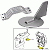 Tecnoseal Anode Kit with Hardware - Yamaha 150-200HP - Zinc