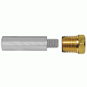 Tecnoseal E3 Pencil Zinc with Brass Cap