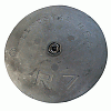 Tecnoseal R7 Rudder Anode - Zinc - 6-1/2" Diameter