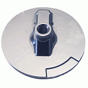 Tecnoseal Trim Plate Anode - Zinc Flat Mercury Alpha for Engines