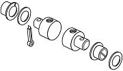 Teleflex CA27563P Brass Pivot Kit