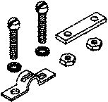 Teleflex CA28020P 3300 Cable Clamp and Shim