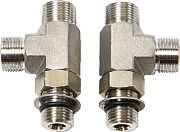 Teleflex HF6006 Orb Fitting Vertical Tee 2PK