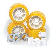 Tie Down 86144 5" Amber Ribbed Wobble Roller Kit
