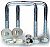 Tie Down 86214 Zinc Square U-BOLT 3-13/16"