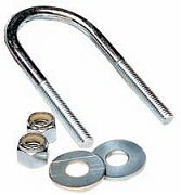 Tie Down 86224 Galvanized Round U-BOLT 4-13/16"