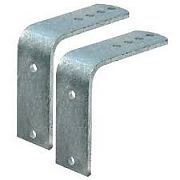 Tie Down 86262 8" and 12" Flush Metal Fender Brackets