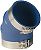 Trident 240V3000SS Blue VHT 45 Degree Elbow 3" I.D