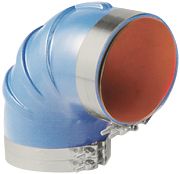 Trident 290V6000SS Blue VHT 90 Degree Elbow 6" I.D