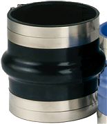 Trident THH5SS Black Rubber Hump Hose 5" I.D