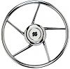 Uflex V06 13.8" 5 Spoke Stainless Steel Steering Wheel