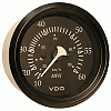 VDO Allentare Black 60MPH 3-3/8" (85MM) Pitot Speedometer - Black Bezel