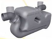 Vetus LSS50A 2" Plastic Waterlock for Long Exhaust Systems