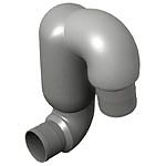 Vetus LT6565 2-1/2" Plastic Goose Neck