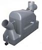 Vetus WLOCKL40R 1-9/16" Plastic Waterlock Muffler With Water Injection