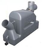 Vetus WLOCKL50R 2" Plastic Waterlock Muffler With Water Injection