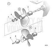 Volvo Penta 22754757 ´h´ Hub Small Bore