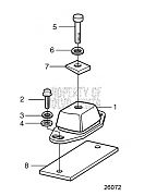 Volvo Penta 3828247 Rubber Cushion