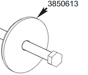Volvo Penta 3850613 Adjusting Plate