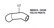 Volvo Penta 3860915 Hose