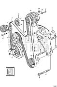 Volvo Penta 3861501 Drive Belt