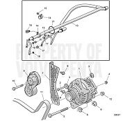Volvo Penta 947827 Clamp