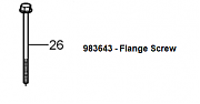 Volvo Penta 983643 Flange Screw