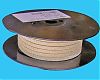 Western Pacific 10103 Teflon Flax Packing - 5/16" X 21´