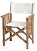 WhiteCap 61054 Teak Director´s Chair II with 727 Sailbags Sail Cloth Seat Cover