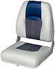 Wise 8WD1461840 Wide High Back Boat Seat - Charcoal/Navy