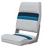 Wise 8WD434LS1011 High Back Boat Seat - Gray/Navy/Blue