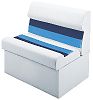 Wise 8WD951008 Pontoon Bench - White/Navy/Blue