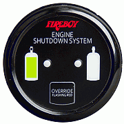 Xintex Deluxe Helm Display W/Gauge Body, LED & Color Graphics F/Engine Shutdown System - Black Bezel Display