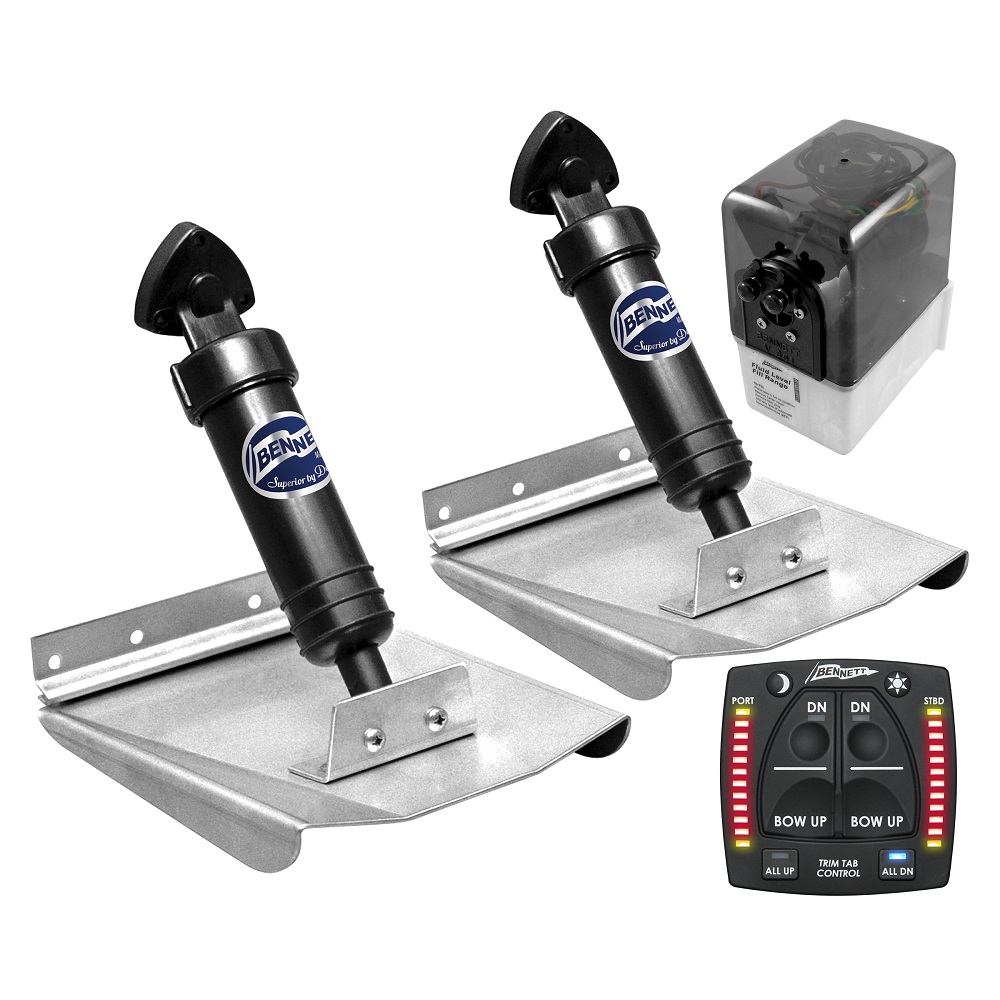 M80 Trim Tabs with One Box Indication Marine M80OBI