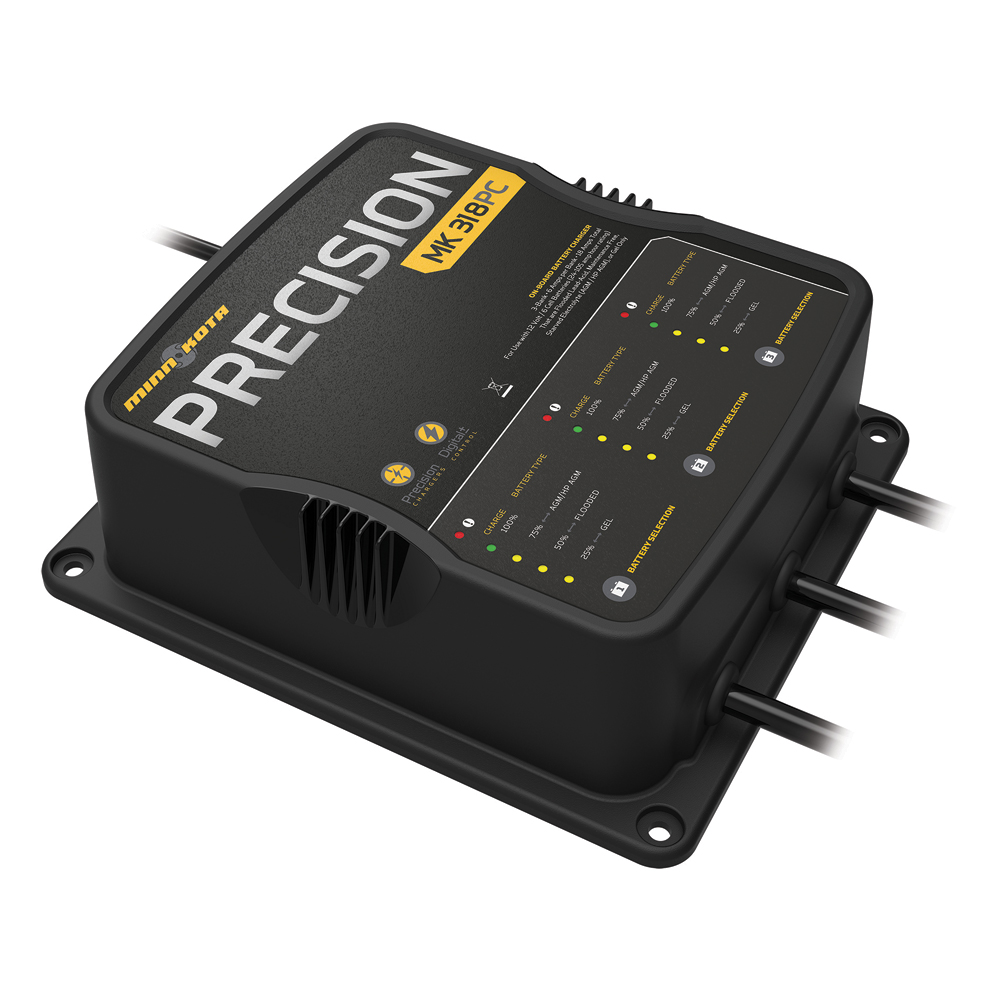 Minn Kota MK318PC Precision Charger 3 Bank 6 Amps - MinnKota 1833180