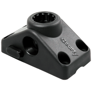 Scotty 241 Combination Side/Deck Post Mount Rod Holder Bracket - Black