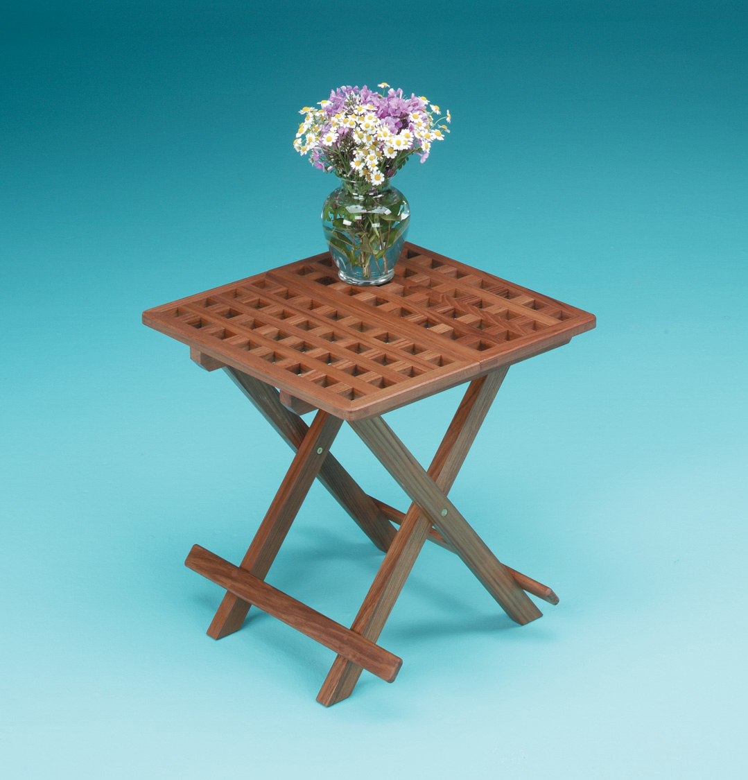WhiteCap 60030 Teak Grate Top Fold Away Table WhiteCap 60030 Boat
